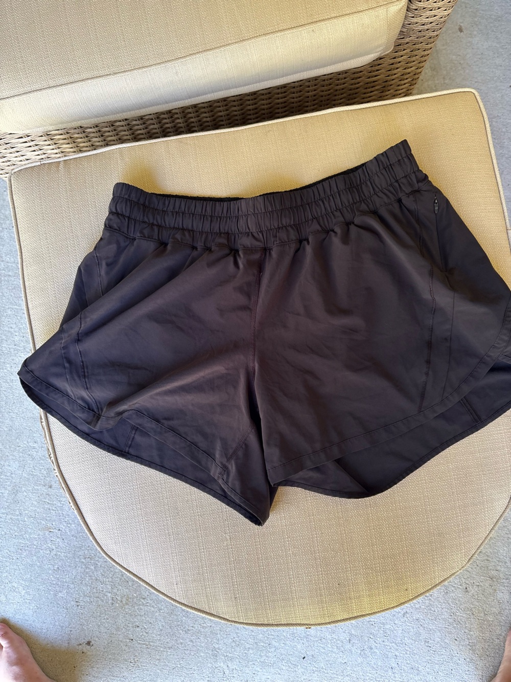 lululemon athletica Black Athletic Shorts with Elastic Waist